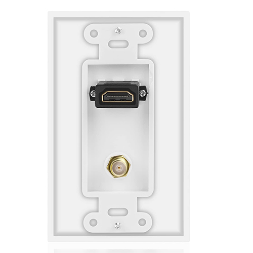 COAX HDMI የግድግዳ ሰሌዳ