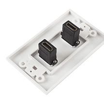 ባለ ሁለት HDMI ግድግዳ ሰሌዳ