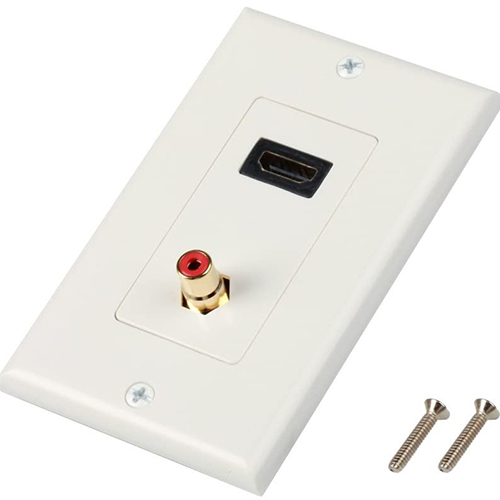 ኤችዲኤምአይ 3RCA የግድግዳ ሰሌዳ